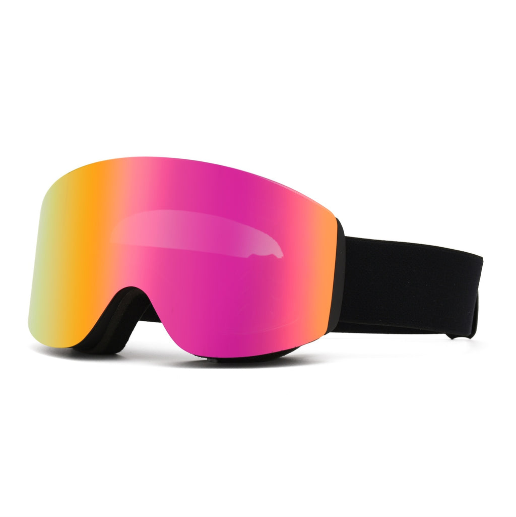 Customizable Magnetic Ski Goggles With Double-layer Anti-fog For Outdoor Skiing