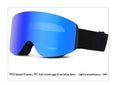 Customizable Magnetic Ski Goggles With Double-layer Anti-fog For Outdoor Skiing