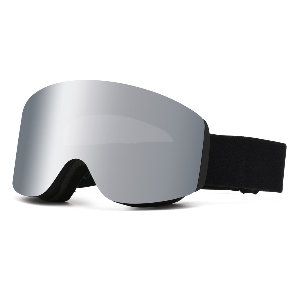 Customizable Magnetic Ski Goggles With Double-layer Anti-fog For Outdoor Skiing